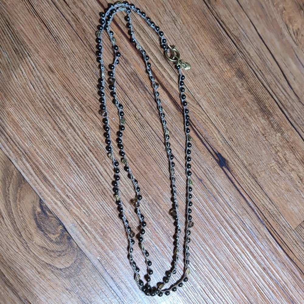 Earth Four Elements Macrame Necklace by Waxing Poetic